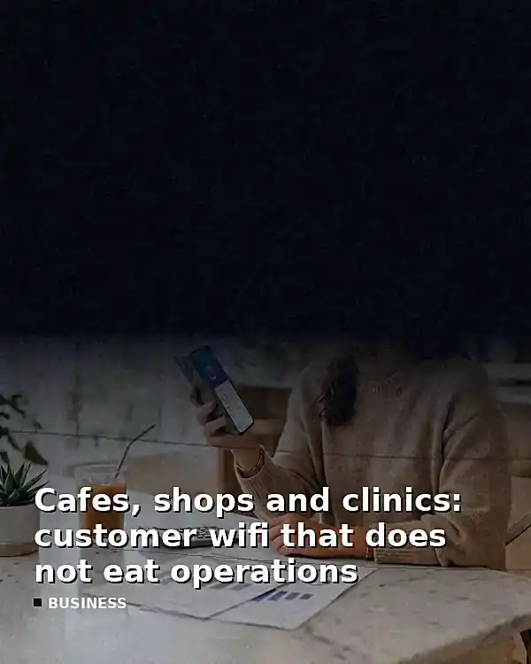 Cafes, shops and clinics: customer wifi that does not eat operations - TelecomDesk guide artwork