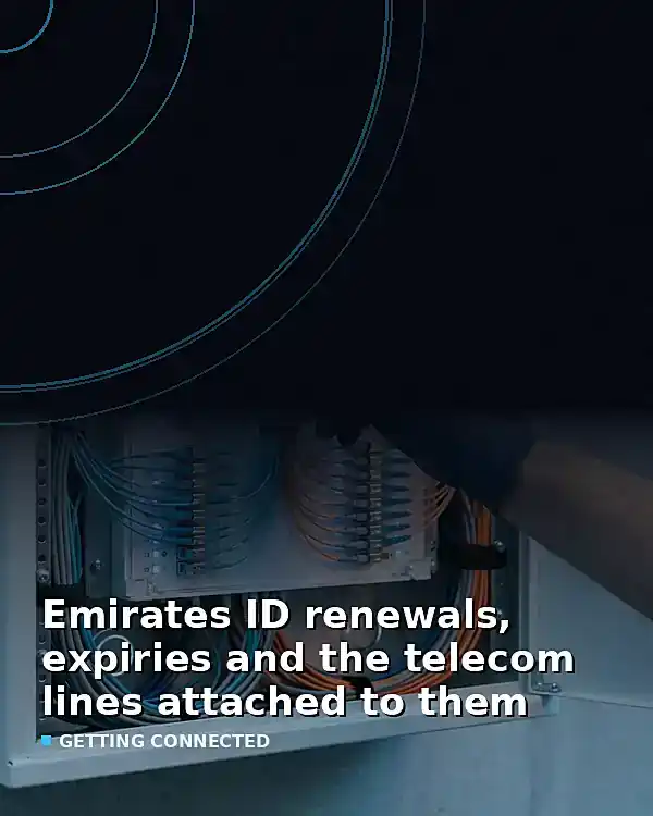 What "etisalat emirates id update" actually involves in the UAE: the p